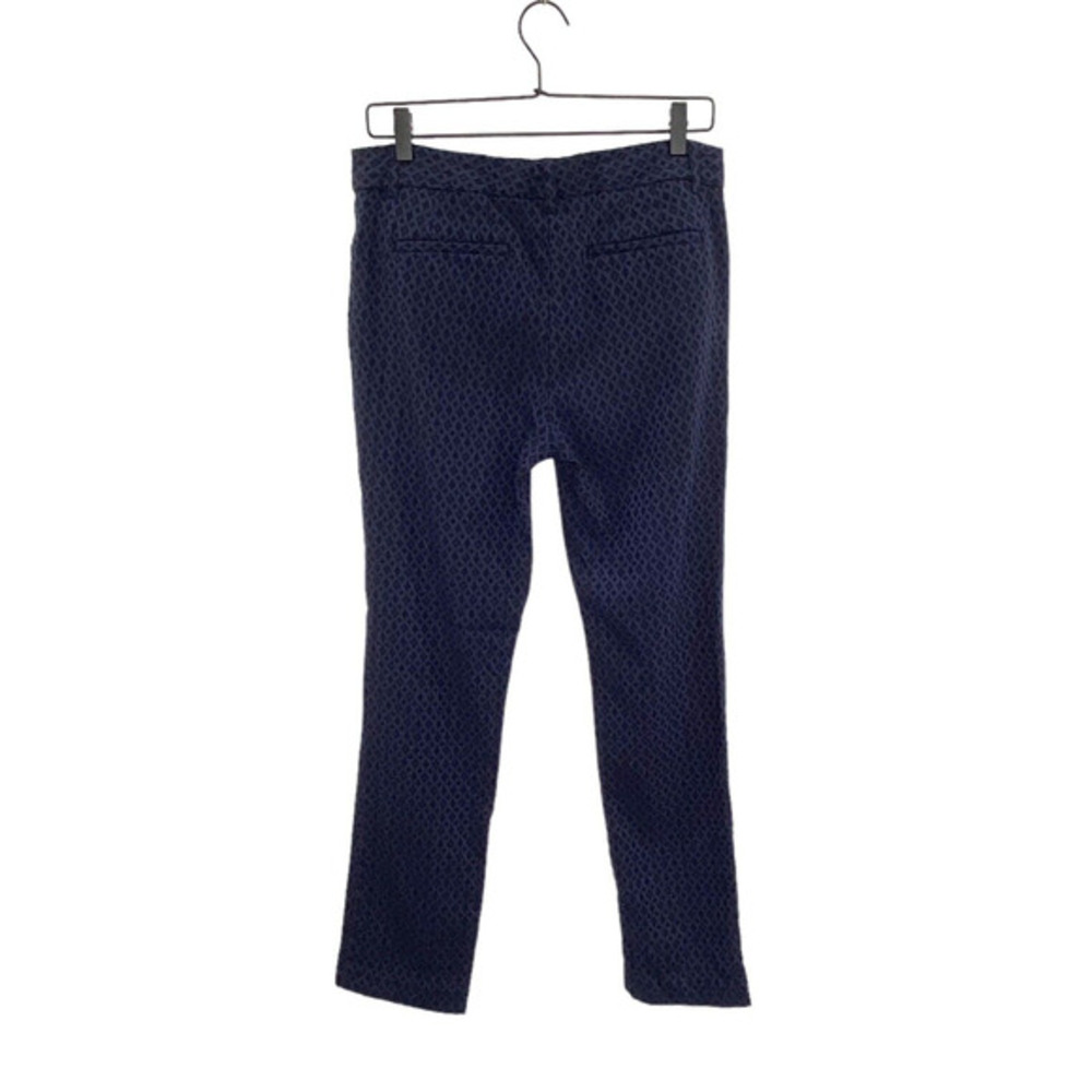 Mario Serrani Italy Pants Womens Sz 10 Blue/Black Stretch Pockets Skinny 27" Ins - Picture 2 of 10